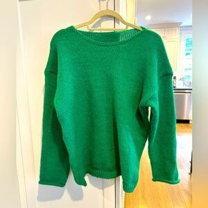 Oversized Kelly Green sweater